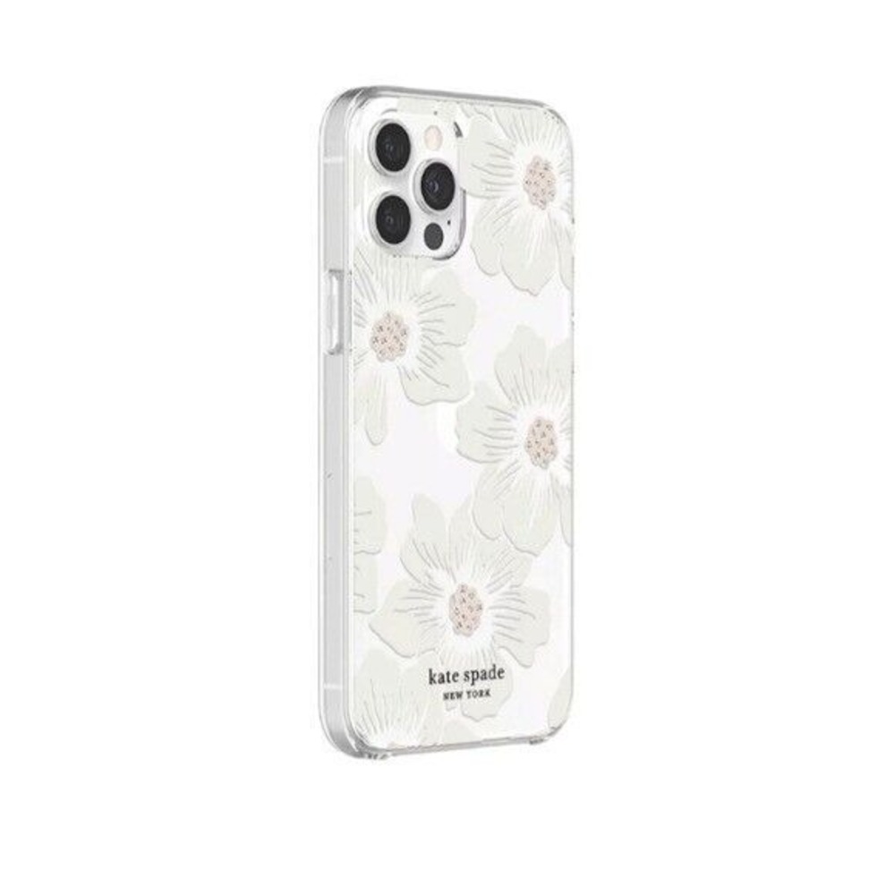 Kate Spade Women's Floral Print Pink & White Phone Case i Phone 5.4" (2020)